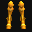 Golden Armor Shoes
